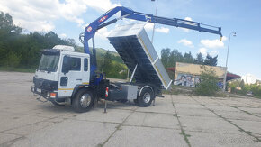 Volvo FL 6 trojstranný sklápač s hydraulickou rukou