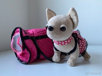 Plyšová hračka - Čivava s kabelkou