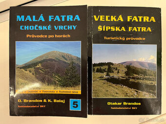 Predám českých sprievodcov Malá Fatra a Veľká Fatra