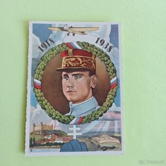 Predám staré retro pohľadnice Štefánika...