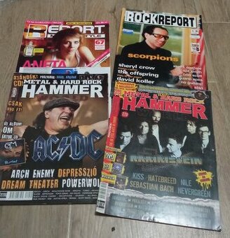 Hudobné, rockové, metalové casopisy