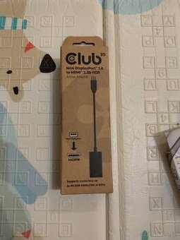 CLUB3D CAC-1180 redukcia mini DisplayPort 1.4 na HDMI