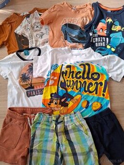 Chlapčenské oblečenie veľ.110-116 (5-6r.) - leto