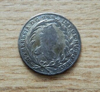 Predám 20 grajciar 1764 Viedeň Mária Terézia