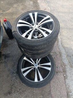 Predám hliníkové disky 5x120, R18 + podložky