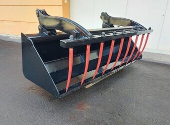 Lopata s pridržiavačom manitou, jcb krokodíl na hnoj traktor