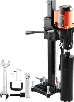 Diamantová jadrová vŕtačka na mokré a suché vŕtanie,