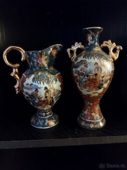 🏺 Dekoratívna čínska porcelánová súprava (orientálny motív)
