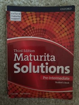 Predám učebnicu Third Edition Maturita Solution