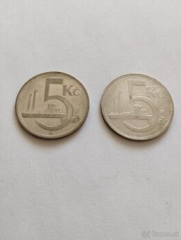 5 Kč 1929, 1930