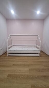 Detská postel BENLEMI safe s výsuvnou prístelkou