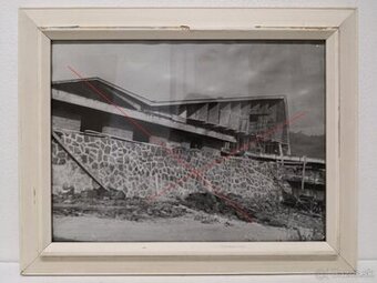Obraz historická fotografia Hotel Lodenica pohľad bočný