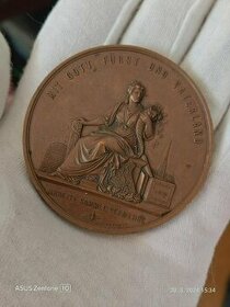 AE medaila 50. výročie rakúskej sporiteľne 1869 - Scharf