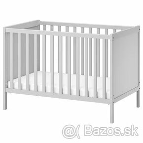 Detská postieľka SUNDVIK Ikea 60x120 cm + príslušenstvo - 1