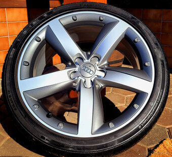 alu R17 5x100 bicolor, orig. Audi A1, pneu 215/40