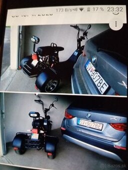 Predám elektrický Chopper trojkolka.