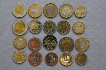 Unc mince bimetalické (20 ks)