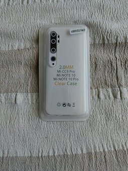 Obal zadný priesvitný na Xiaomi Mi note 10/pro