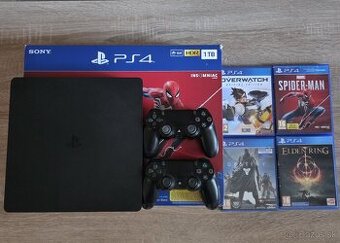 Ps4 slim 1TB + hry