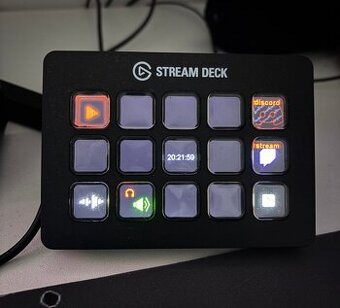 Stream Deck, HyperX sluchadla, HyperX mikrofón