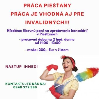 Upratovanie v Piešťanoch