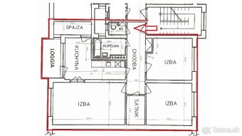 Predaj 3i. byt, centrum BB- Kollárova ulica, BBreality.sk - 1