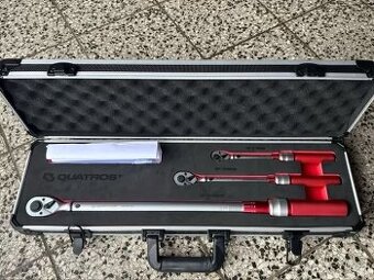 Momentové kľúče QUATROS sada 3ks, 2-330Nm