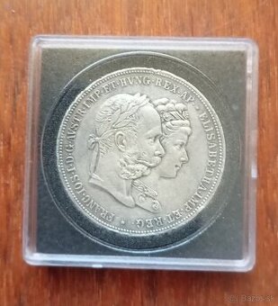 Predám František Jozef I. 2 Zlatník 1879 Strieborná svadba