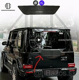 Karbonova krytka na Mercedes Benz G na dvere kufra