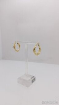 Zlaté elegantné náušnice