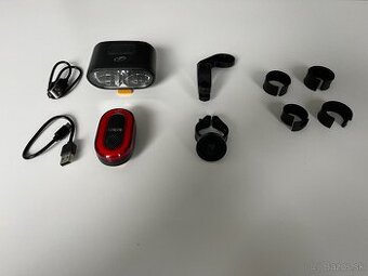 Súprava cyklistického osvetlenia Decathlon ST930
