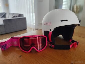 Detská lyžiarska prilba Bollé s okuliarmi