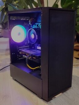 Herný PC, ryzen 5 5500, Nvidia rtx 2060 super, 16GB RAM
