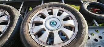 Predam alu disky 5x100R16 Skoda Metalica