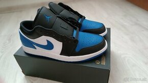 Pánske Nike Air Jordan 1 Low  White/Royal Blue veľ. 45,5