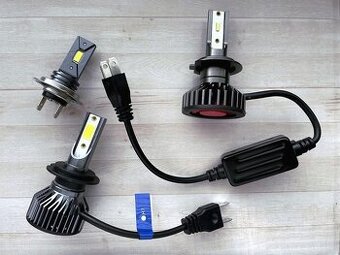 H7 led (H1,H3,H4,H8,H11,HB4..) kvalitné, silné a neoslňujúce