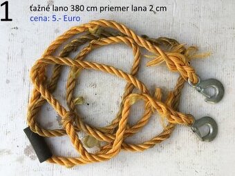 Ťažné lano a klin pod koleso