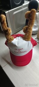 Šiltovka Sob s rohami - Oh deer its Christmas