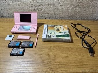 Nintendo ds lite pink plus vybavenie