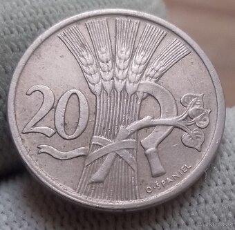 Československé 20 haliere.