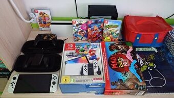 Nintendo switch oled s príslušenstvom + hry