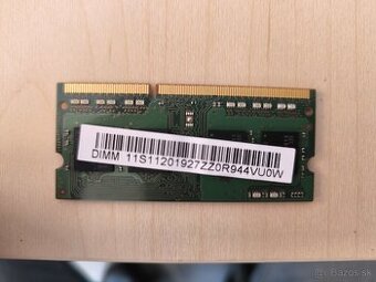 RAM pre notebook DDR3 4gb Samsung