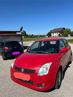 Suzuki Swift 1.3 M13A rok 2006 červena farba
