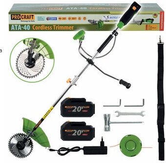 Aku krovinorez obojručná rukoväť (riadidlá) Procraft ATA-40C