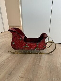 Rezervované – Veľké sánky , vianočná dekorácia