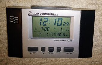 Hodiny - budík - radio controlled DCF appointment alarm