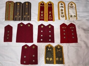 ČSĽA ZNB VB výložky narameníky