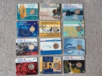 Predám Slovenské 2€ BU karty