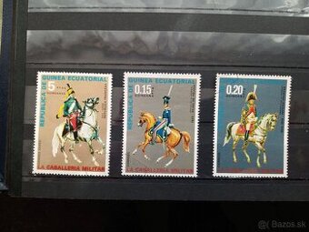 Poštové známky č.587 - Rovníková Guinea - jazdci
