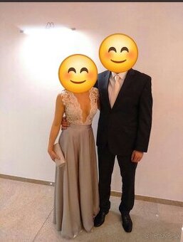 Luxusné spoločenské dvojdielne šaty – Milano & Mirelli